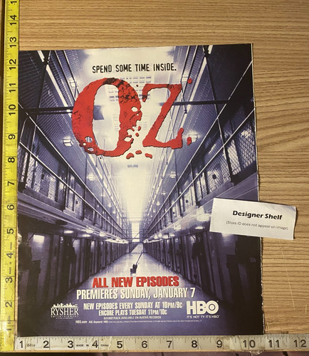 Pubblicità stampata hbo - pubblicità, tv