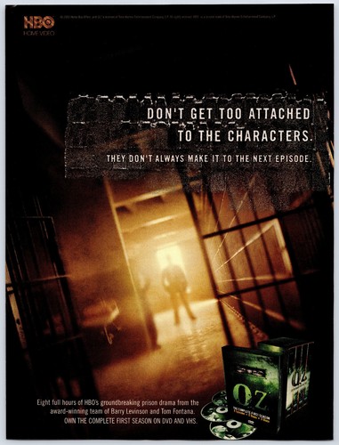 Print 2002 hbo - oz, tv