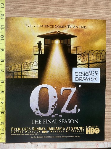 The final season show - oz,